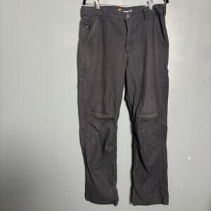 Carhartt Men’s 101709 Quick Duck Relaxed Fit Pants Charcoal Gray 34 X 32
